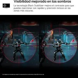 LG 27U730A-B 27 pouces 4K UHD IPS 60 Hz avec Black Stabilizer, contraste renforcé pour détails nets dans les zones sombres, idéal pour le jeu