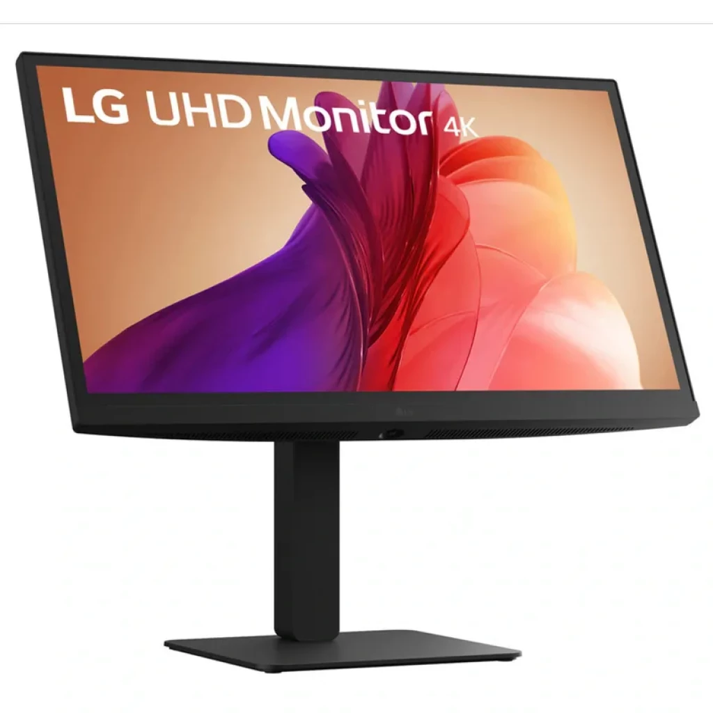 Monitor LG 27BA45U-B 27 polegadas 4K UHD com HDR10, painel IPS, cores DCI-P3 90 por cento e base ajustável em preto - Item3