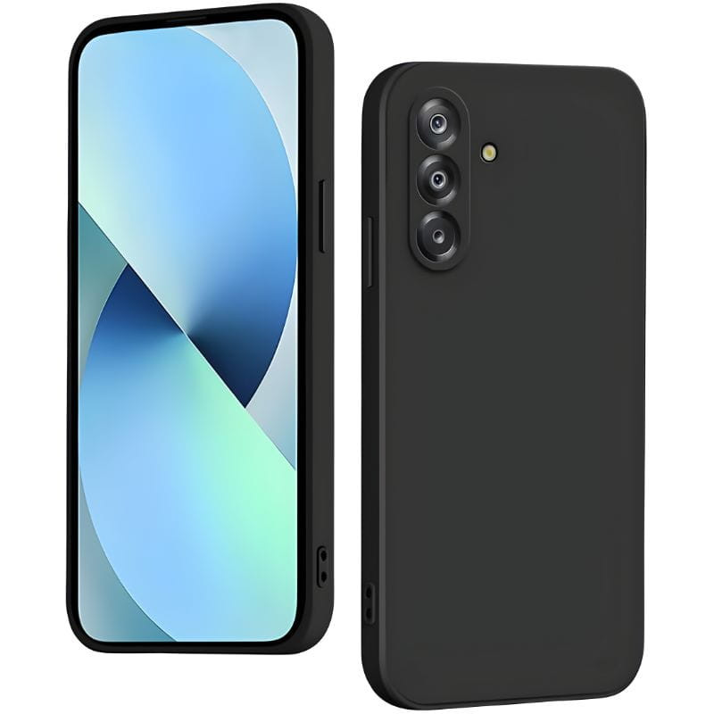 Capa Square Liquid Premium preta para Samsung Galaxy A17 - Item