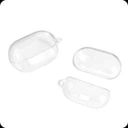 Capa de silicone para SoundPEATS H3 transparente 