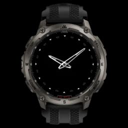 Kospet Tank T4 32GB Noir – Montre robuste en métal gris, lunette crantée, boutons latéraux, bracelet silicone texturé, cadran noir minimaliste étanche