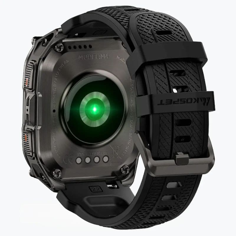 Kospet Tank M4 Noir, vue du capteur de santé