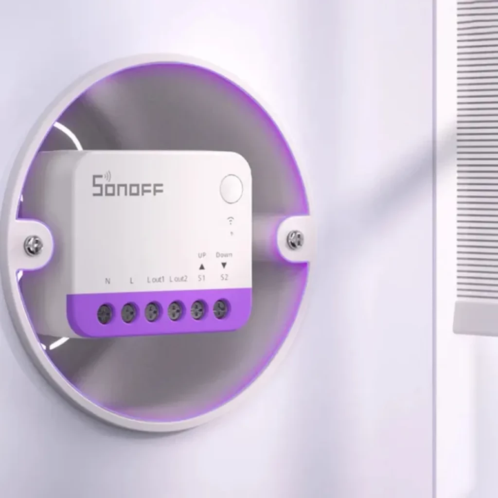 Sonoff MINI-RBS WiFi Smart Mini Roller Shutter Switch (Conjunto de 4) - Compatível com Matter e Controlo Percentual - Item3