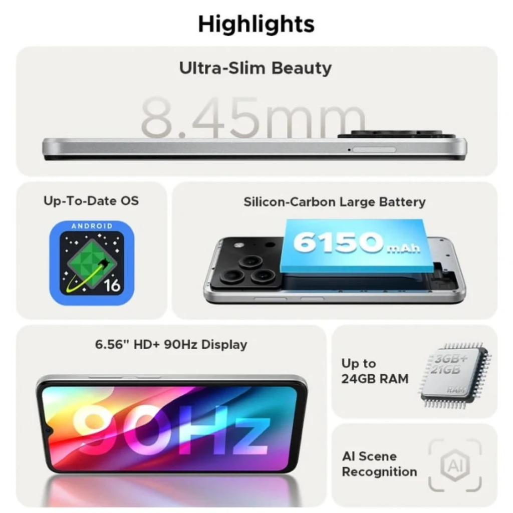 Doogee Note 56 3GB/64GB Negro - Ítem5