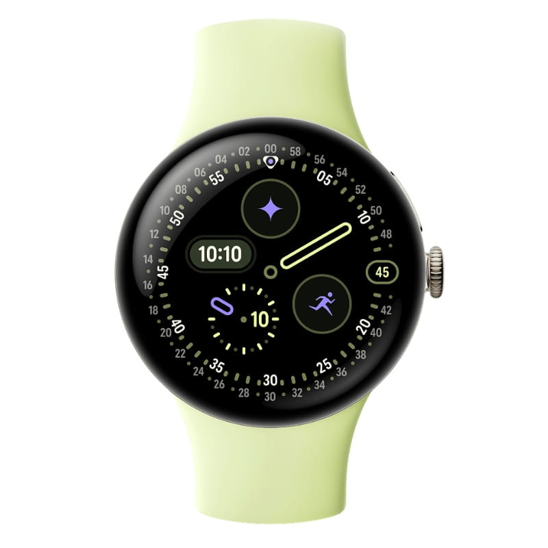 Google Pixel Watch 4 41mm WiFi Ouro com Pulseira Verde - Item1