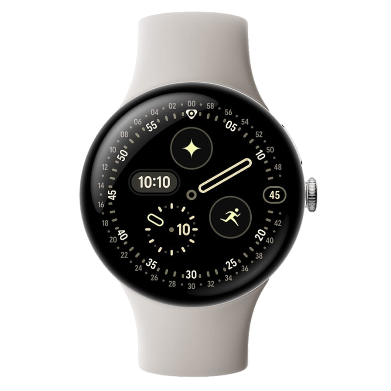 Google Pixel Watch 4 45 mm 4G LTE Prata com Pulseira Porcelana - Item1