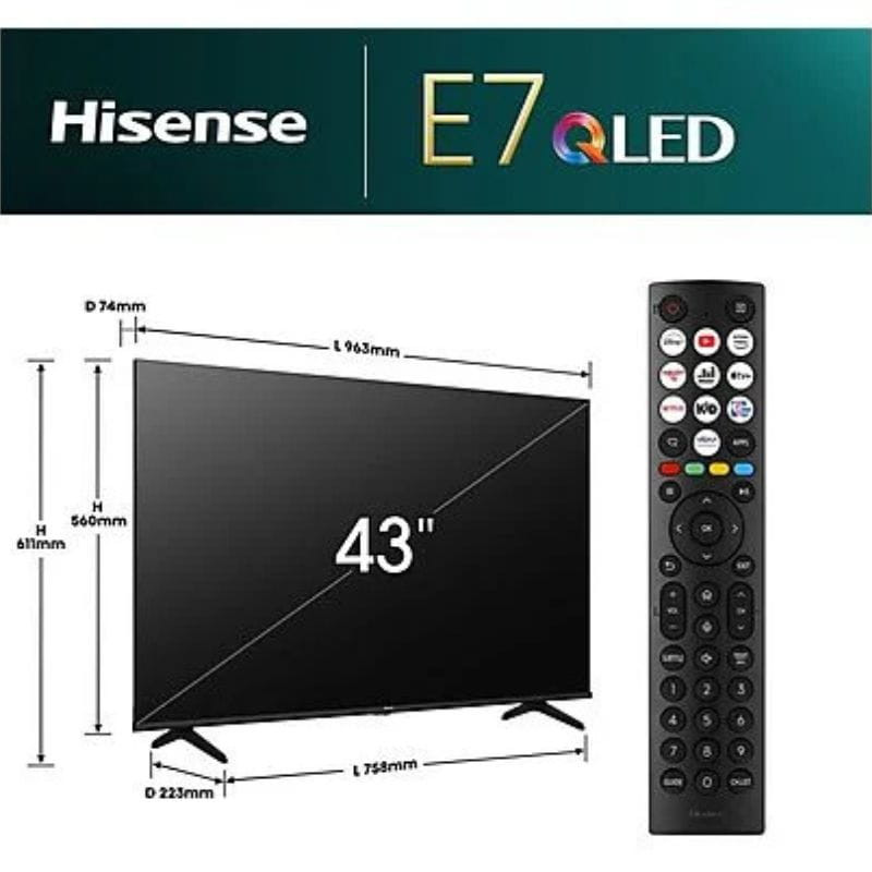 Hisense 43E77NQ 43