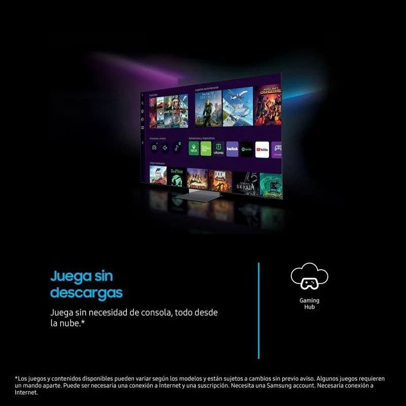 Samsung TU75U8005FU 75" 4K UHD LED Smart TV: écran large, couleurs vives, interface Smart TV, Gaming Hub pour jouer via le cloud sans console.