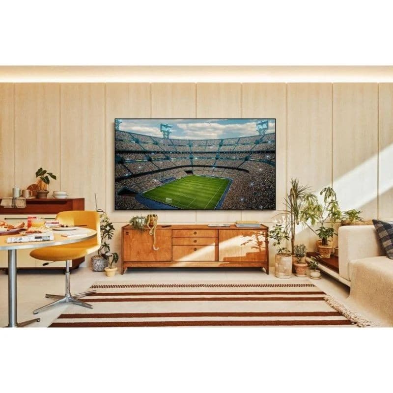 Samsung TU75U8005FU 75" 4K UHD LED Smart TV: grand écran plat, cadre fin, image nette et lumineuse, Wi‑Fi intégré, idéal pour films et sport.