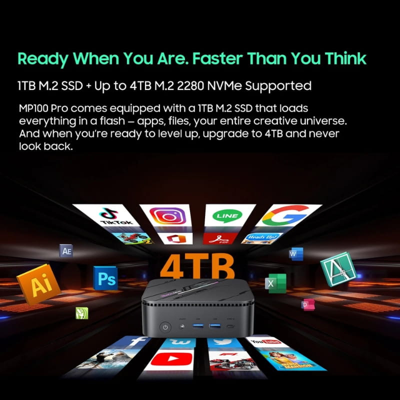 Blackview MP100 Pro Intel i3 16Go/512Go - Ítem5