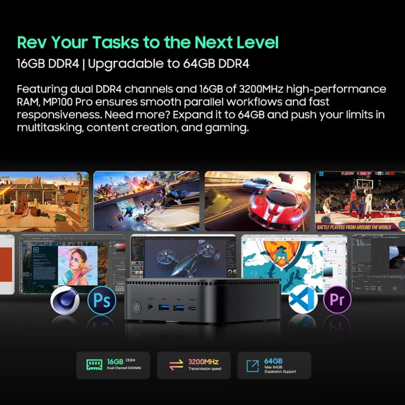 Blackview MP100 Pro Intel i5 16Go/1To - Ítem7