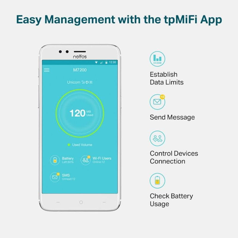 Routeur Wi-Fi mobile 4G LTE TP-Link M7200 - Ítem2