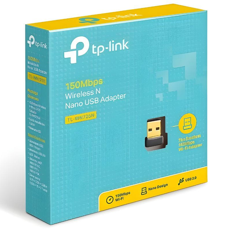 TP-Link TL-WN725N Nano Adaptador WiFi USB 150Mbps - Ítem3