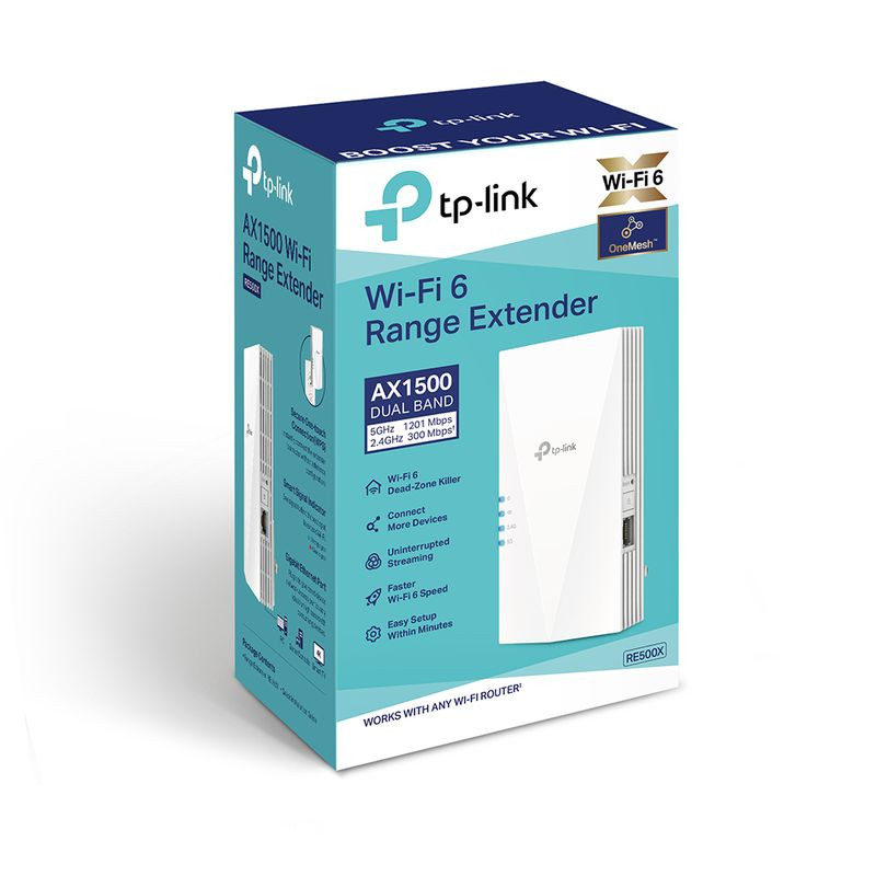 TP-Link RE500X Wi-Fi 6 AX1500 Blanc - Répéteur Wi-Fi - Ítem2