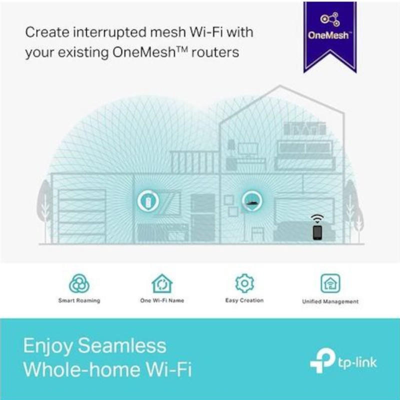 TP-Link RE500X Wi-Fi 6 AX1500 Blanc - Répéteur Wi-Fi - Ítem4