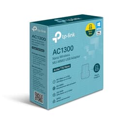 TP-Link Archer T3U Nano Adaptateur USB AC1300 compact, format nano, compatible Windows et Mac, double bande 2,4 GHz et 5 GHz, MU-MIMO, WPA3, plug and play