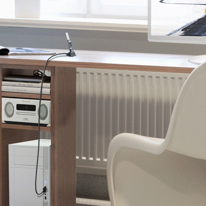 TP-Link Archer TX20UH Adaptador Wi‑Fi 6 AX1800 con antena plegable vertical, base estable, luz LED frontal y cable USB negro desmontable - Ítem5