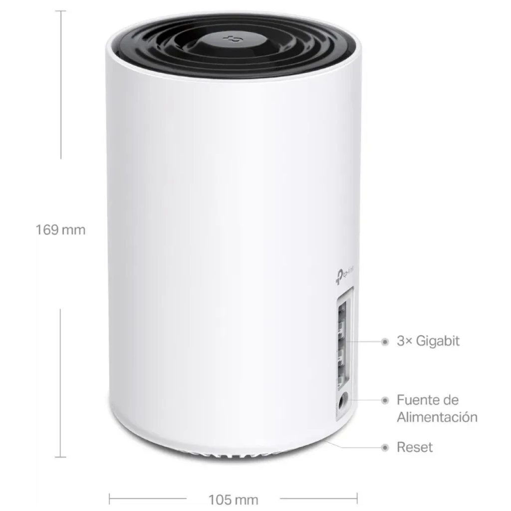 Système Wi-Fi 6E Mesh TP-Link Deco XE75 Pack de 3 en blanc - Ítem1