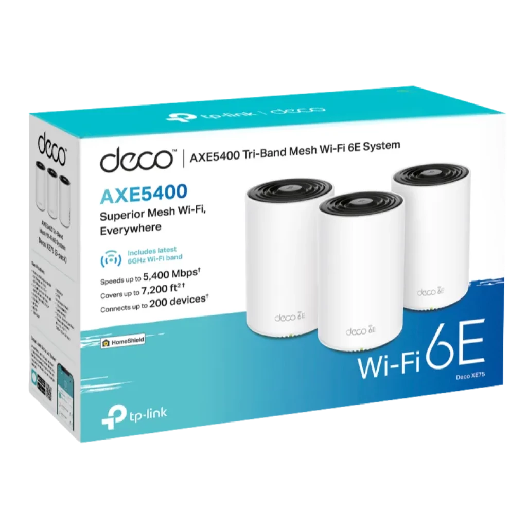 Système Wi-Fi 6E Mesh TP-Link Deco XE75 Pack de 3 en blanc - Ítem5