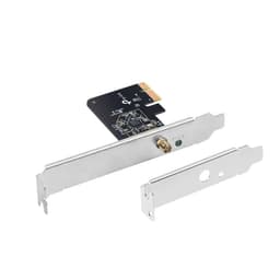 TP-Link Archer T2E Adaptateur PCIe AC600 carte WiFi avec connecteur pour antenne externe, équerres low-profile et pleine hauteur en métal incluses