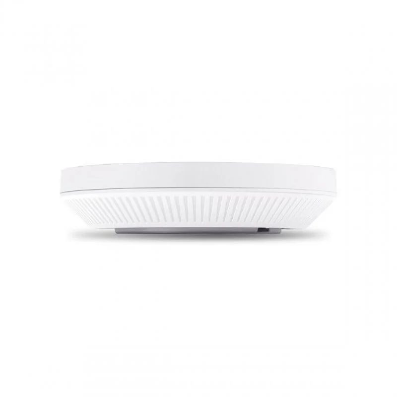 TP-Link Omada EAP653 Plafond - Point d’accès Wi-Fi 6 blanc, rond et discret, logo centré, LED d’état bleue, design plafond épuré pour intégration pro - Ítem2