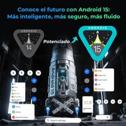 Tablet robusto Hotwav R9 Ultra 5G preto, tela 11", destaque para Android 15 com interface moderna e fluida, ícones grandes e foco em segurança