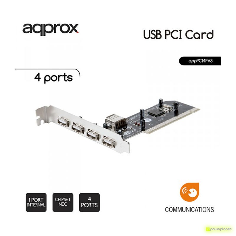 PCI usb 2.0 approx - approx appci4pv3 cheap - Item1