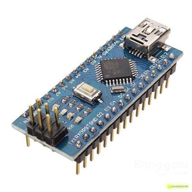 Microcontrolador ATMega328P con cable USB