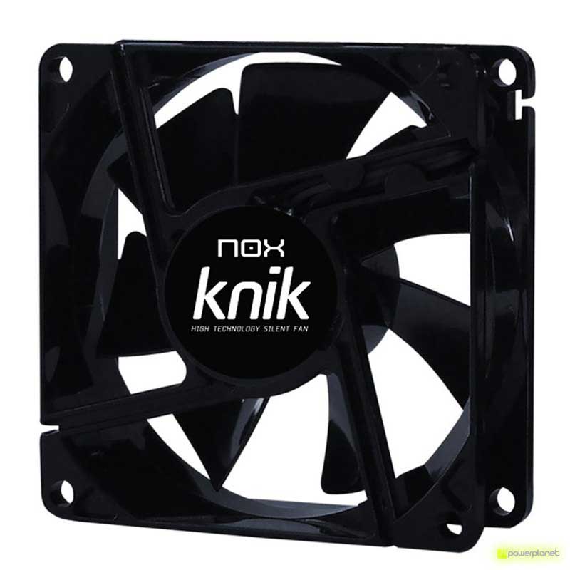 Ventilador caja NOX Knik 120mm Negro, 14dba