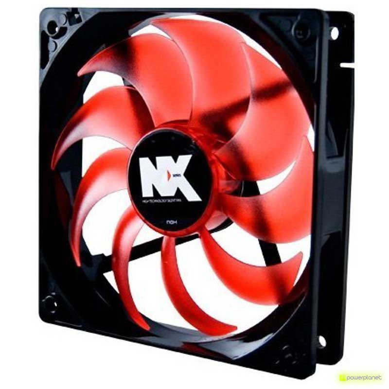 Ventilador caja NOX Serie NX 12cm Rojo
