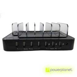 Estação de carregamento 7 portos USB - Item1