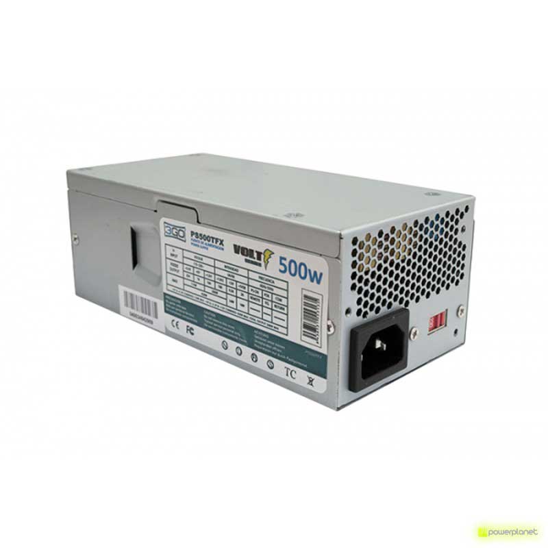 3GO Fuente Alimentación 500w TFX Vent 8CM+2XSATA
