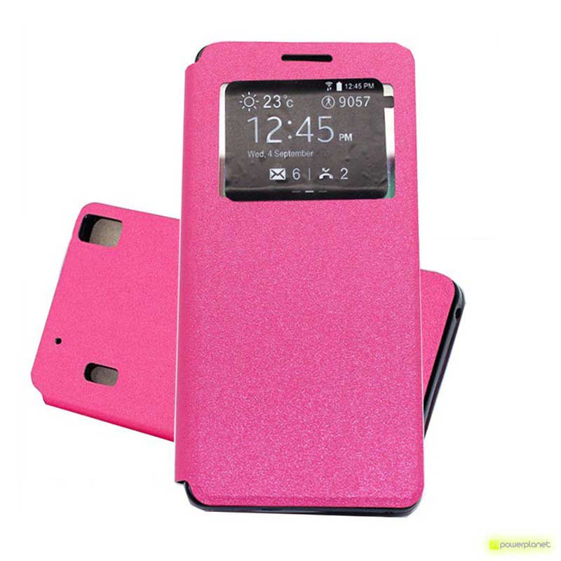 Funda Tipo Libro con Ventana Lenovo K3 Note