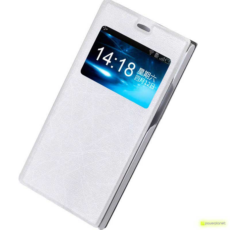 Capa tipo Livro com Janela Gionee Elife E7