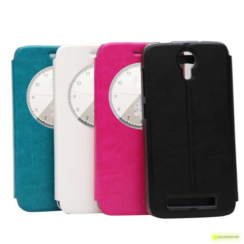 Funda tipo libro con ventana Doogee Valencia 2 Y100