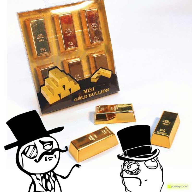 Mini gold bullion magnet