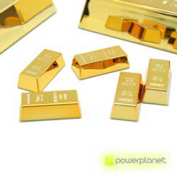 Mini gold bullion magnet - Item1