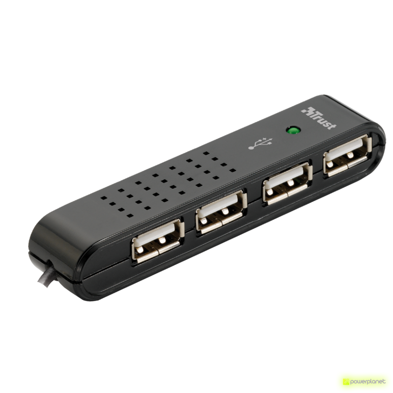 MiniHUB USB 4 puertos barato - Trust Vecco oferta MiniHUB USB 2.0