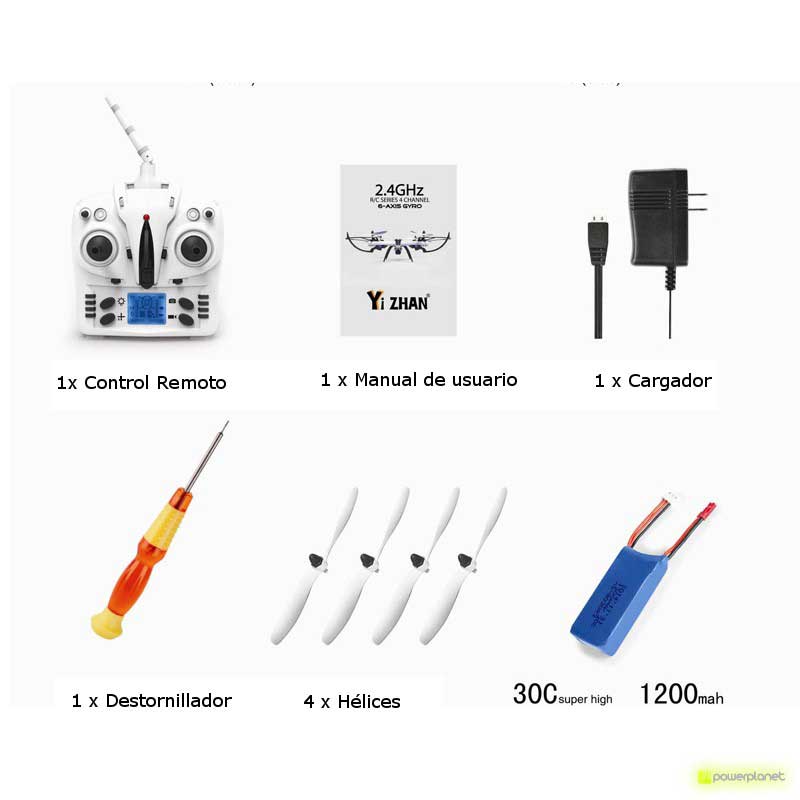 Quadcopter YiZhan Tarantula X6 - Ítem8