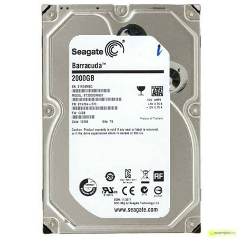 Disco Duro Seagate Barracuda 2TB SATA3 3.5