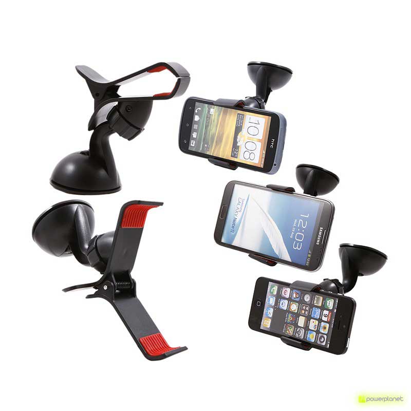 Support Voiture Universel Ventouse Noir - Ítem4