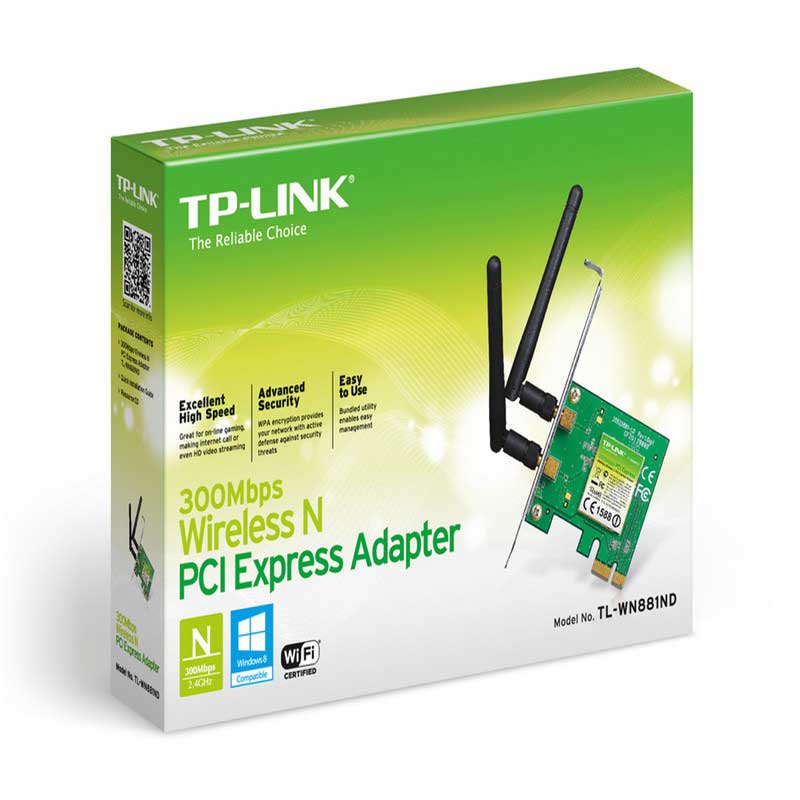TP-LINK TL-WN881ND Adaptador PCI Express inalámbrico N a 300 Mbps - Ítem1