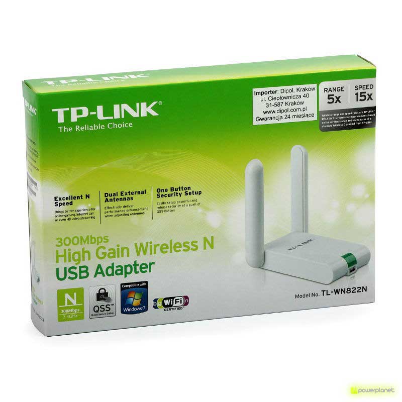TL-WN822N  TP-LINK 300 MBPS HIGH GAIN WIRLESS USB ADAPTER