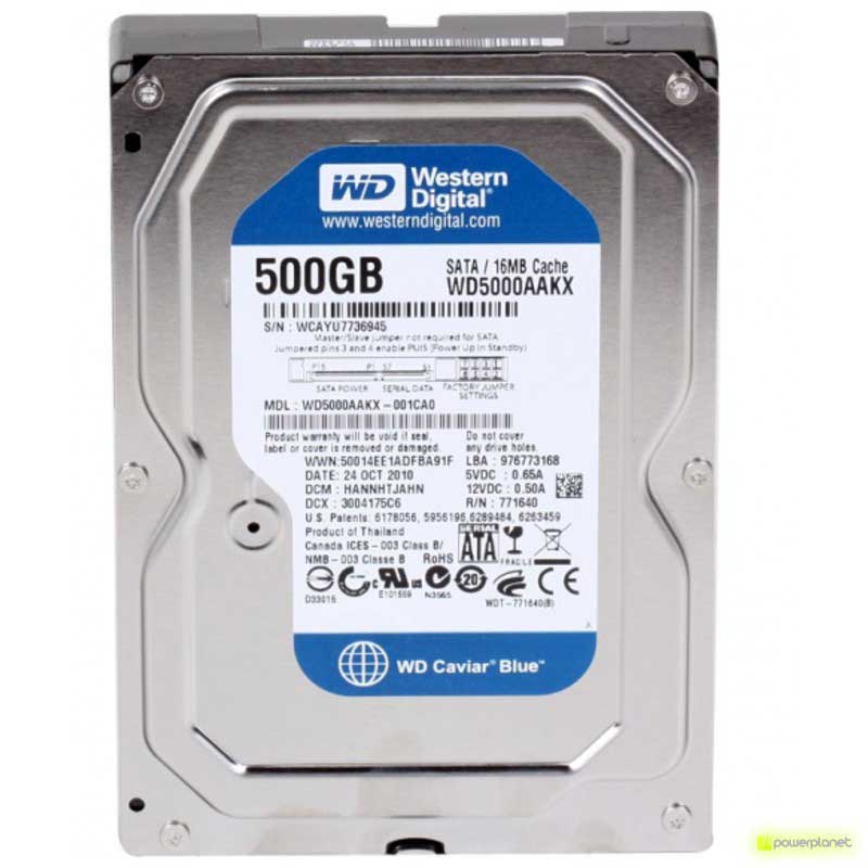 Disco Rigido WD Caviar Blue 500GB SATA3 3.5