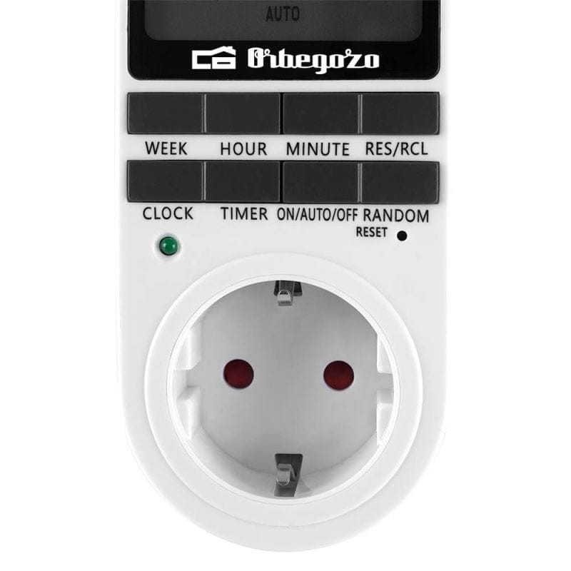 Programador de Enchufe Orbegozo PG 25 Potencia Máxima 3680W - Ítem2