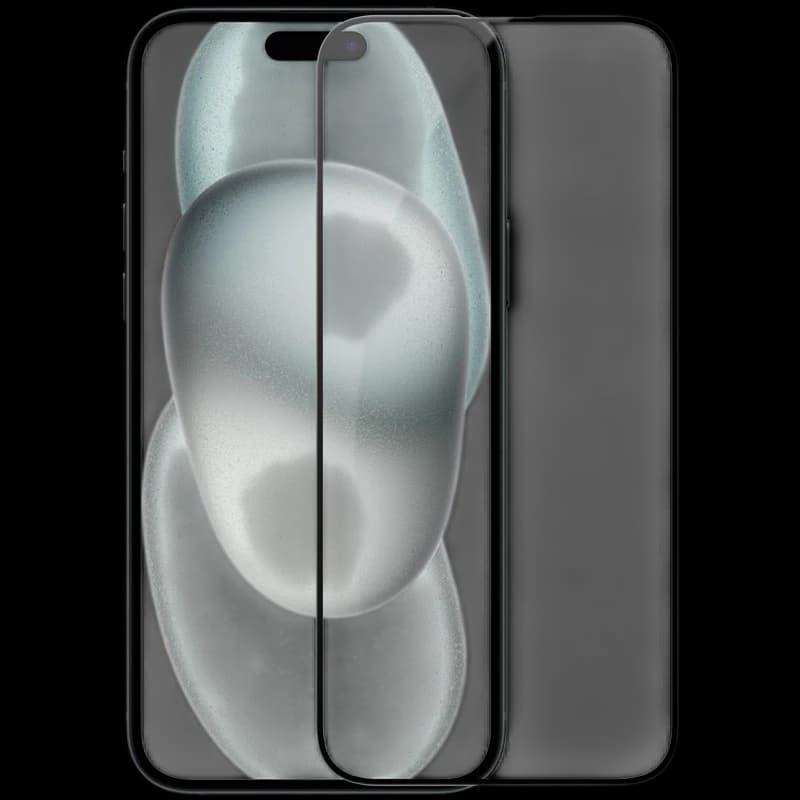 Protecteur d'écran en verre trempé Full Screen 3D pour iPhone 15 Plus