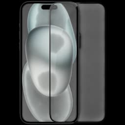 Protecteur d'écran en verre trempé Full Screen 3D pour iPhone 15 Plus