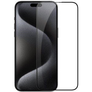 Protecteur d'écran en verre trempé Full Screen 3D pour iPhone 15 Pro Max