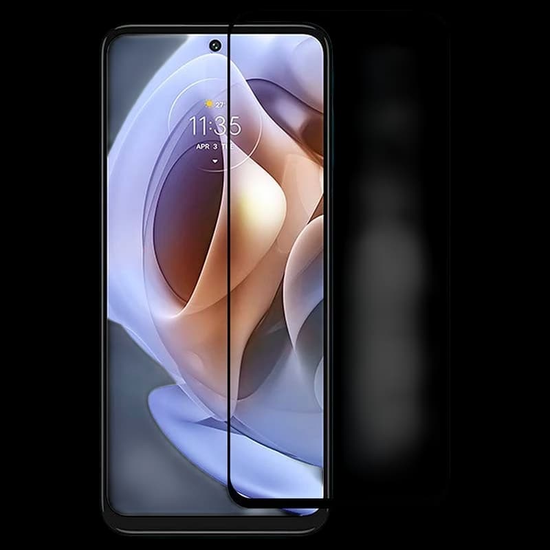 Protecteur d'écran en verre trempé Full Screen 3D pour Motorola Moto G31