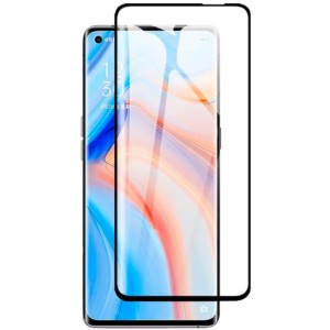 Protecteur d'écran en verre trempé Full Screen 3D pour Oppo Reno 4 Pro 5G